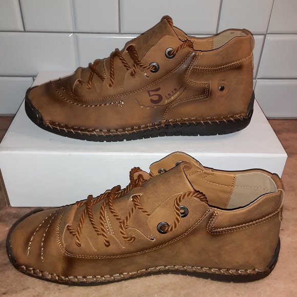 1978 Fashion 5 Chukka Ankle Boots - Brown Leather - Men\'s Size - EU 44 (US 11) main image 14